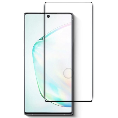 Samsung Galaxy Note 20 Ultra „Premium“ Tempered Glass melns ekrāna aizsargstikls | Vacins.lv
