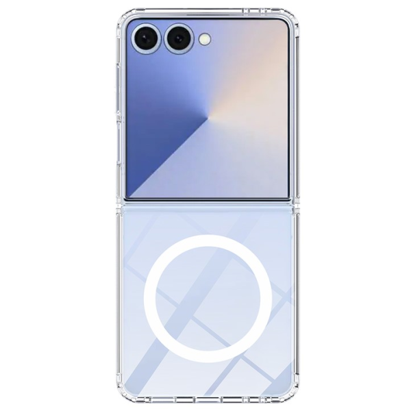 Tubi MagSafe cietais plastmasas korpuss — caurspīdīgs (Galaxy Flip7)