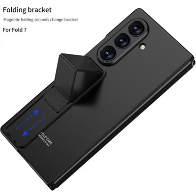 Samsung Galaxy Fold7 GKK Kickstand skaidrus plastikinis dėklas - nugarėlė | Priedai.lt