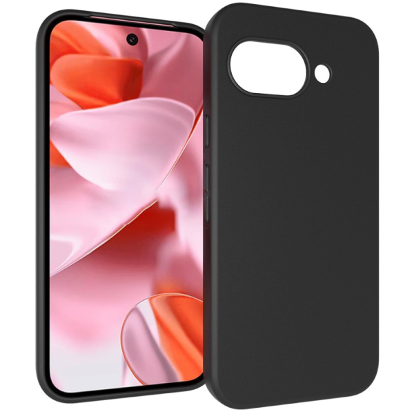 „Xhomet“ Cieta silikona (TPU) apvalks - melns (Pixel 9a)