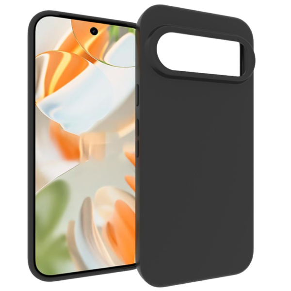 „Xhomet“ Cieta silikona (TPU) apvalks - melns (Pixel 10 / 10 Pro)