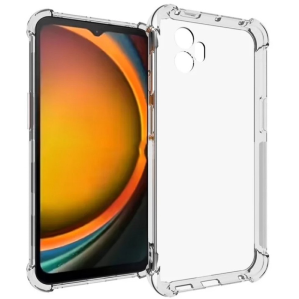 "WANLONFENG" Pastiprinātas aizsardzības cieta silikona (TPU) vāciņš - dzidrs (Galaxy XCover7 Pro)