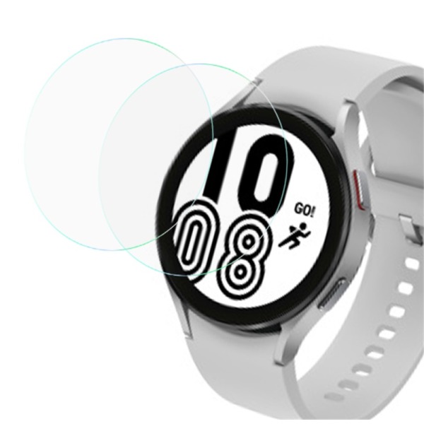 „Calans“ Tempered Glass apsauginių ekrano stiklų komplektas - skaidrus (Galaxy Watch4 44mm)