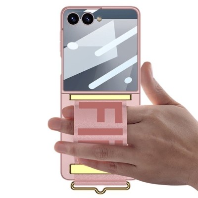 Samsung Galaxy Flip7 GKK Kickstand dzidrs plastika apvalks - Rozs | vacins.lv