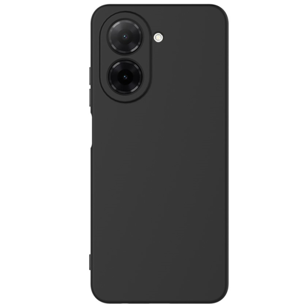 "Shell" cieta silikona (TPU) apvalks - melns (Redmi A5)