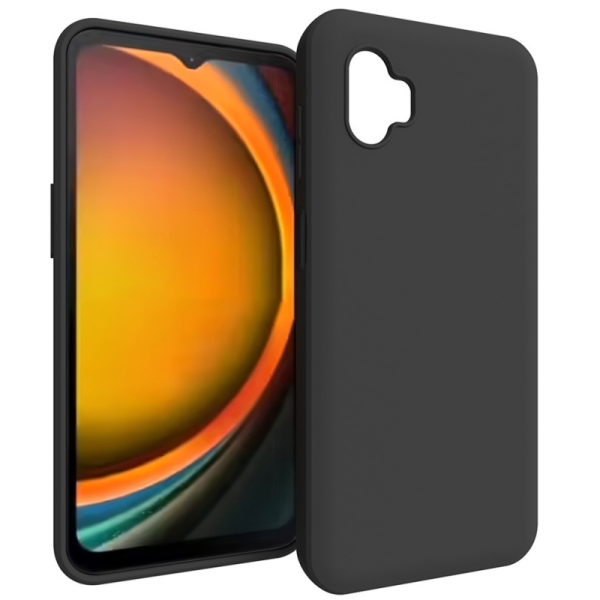 „Xhomet“ Kieto silikono (TPU) dėklas - juodas (Galaxy XCover7 Pro)