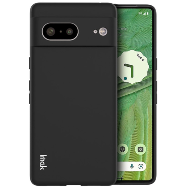 "IMAK" UC-4 cieta silikona (TPU) apvalks - melns (Pixel 7)