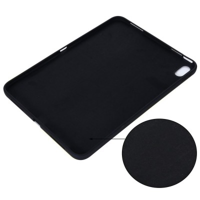 iPad 11 2025 / iPad 10.9 2022 "Shell" cieta silikona (TPU) melns apvalks | vacins.lv