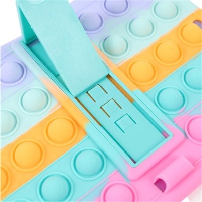 iPad 11 2025 / iPad 10.9 2022 „Popit“ Bubble Kickstand Rozs mīksta silikona (TPU) apvalks | Vacins.lv