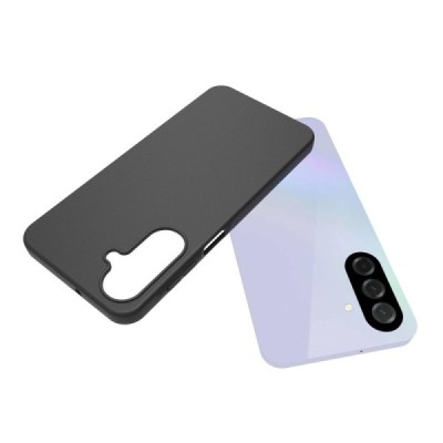 Samsung Galaxy A17 cieta silikona (TPU) melns apvalks | Vacins.lv