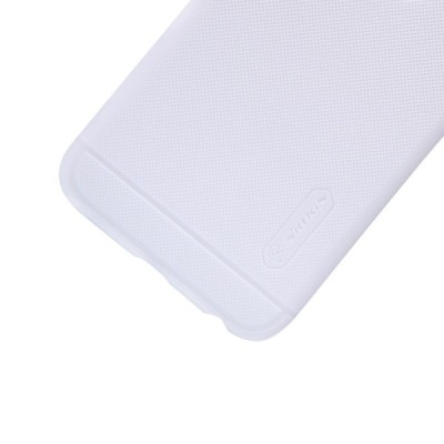 Apple iPhone 6 (6s) Nillkin Frosted Shield balts plastmasas futrālis + ekrāna aizsargplēve / Vacins.lv