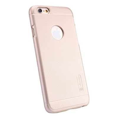 Nillkin Frosted Shield Apple iPhone 6 (6s) auksinis plastikinis dėklas + apsauginė ekrano plėvelė / Priedai.lt