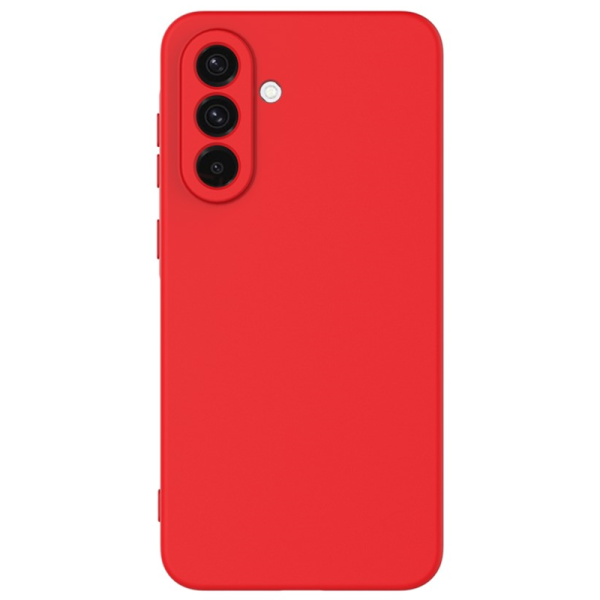 "Shell" cieta silikona (TPU) apvalks - sarkans (Galaxy A17)