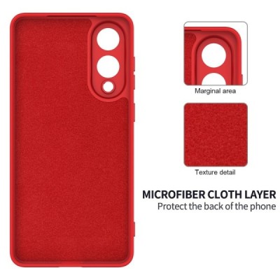 Samsung Galaxy S25 Edge "Shell" cieta silikona (TPU) apvalks - sarkans | vacins.lv