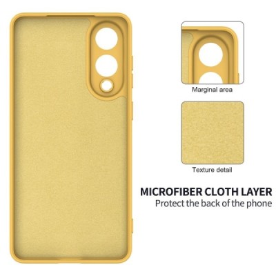 Samsung Galaxy S25 Edge "Shell" cieta silikona (TPU) apvalks - dzeltens | vacins.lv