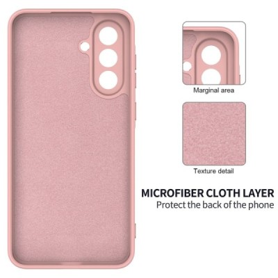 Samsung Galaxy S25 Edge "Shell" cieta silikona (TPU) apvalks - rozs | vacins.lv