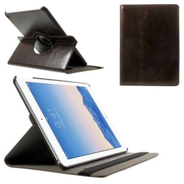 Atvēramais 360° futrālis, maciņš - brūns (iPad Air 2)