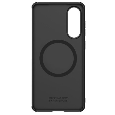 Nillkin Frosted Shield Pro Magnetic Samsung Galaxy S25 Edge melns plastmasas vāciņš apvalks | Vacins.lv