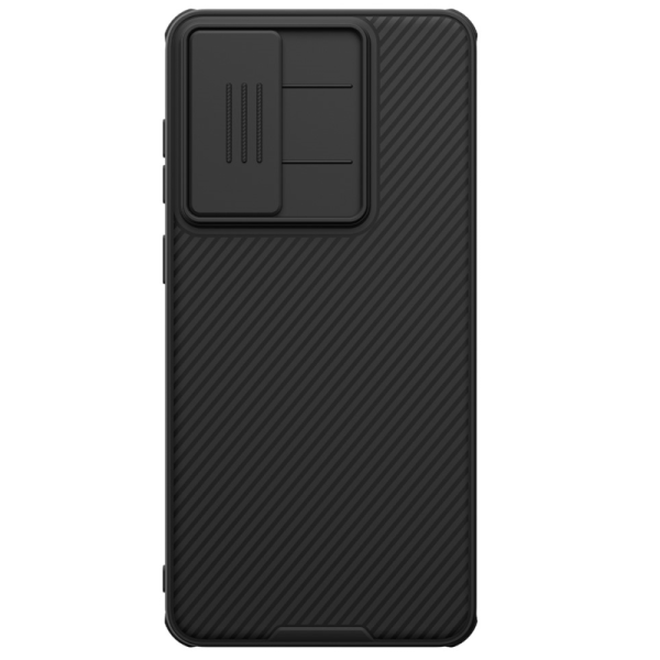 "Nillkin" CamShield Pro apvalks - melns (Galaxy S25 Edge)