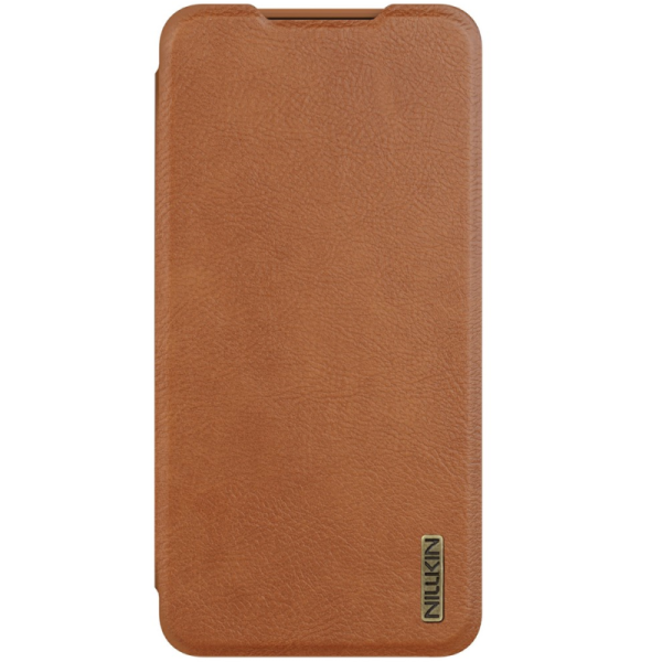 "Nillkin" Qin Pro atvēramais maciņš - brūns (Galaxy S25 Edge)