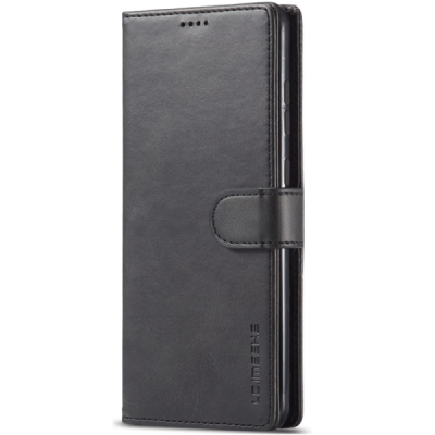 Samsung Galaxy S20+ LC IMEEKE atvēramais melns maciņš - maks | Vacins.lv