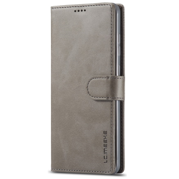 „LC.IMEEKE“ atverčiamas dėklas, knygutė - pilkas (Galaxy S20+)