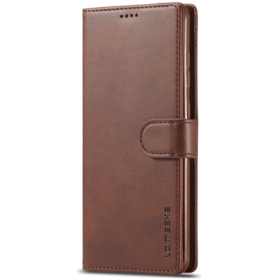 Samsung Galaxy S20+ LC IMEEKE atvēramais brūns maciņš - maks | Vacins.lv