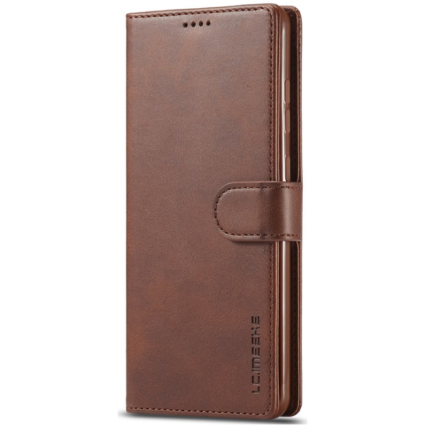 "LC.IMEEKE" atvēramais maciņš - brūns (Galaxy S20+)