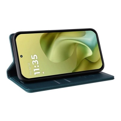 Motorola Moto G86 / G86 Power "Split" sērijas zaļš atvērams maciņš, maks | Vacins.lv