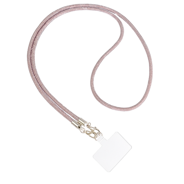 „Yilian“ raištelis (pakabukas) telefonui - rožinis