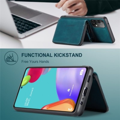 Samsung Galaxy A52 / A52s „JEEHOOD“ Wallet žalias dėklas - nugarėlė | Priedai.lt