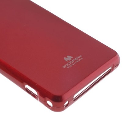 Sony Xperia Z1 Compact raudonas Mercury kieto silikono (TPU) dėklas / Priedai.lt