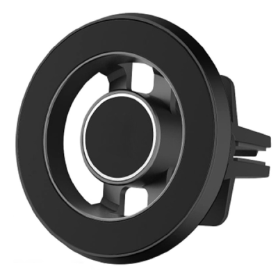 „R-JUST“ Magnet Magsafe Mount (360°) juodas automobilinis telefono laikiklis (į vėdinimo groteles) / Priedai.lt