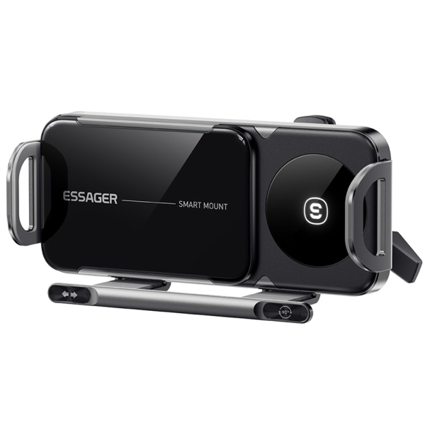 „ESSAGER“ Magnetic automašīnas telefona turētājs / lādētājs (15W) - melns