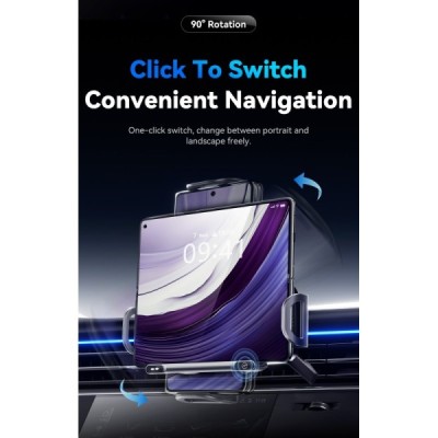 „ESSAGER“ Magnetic automašīnas telefona turētājs / lādētājs (15W) - melns | Vacins.lv