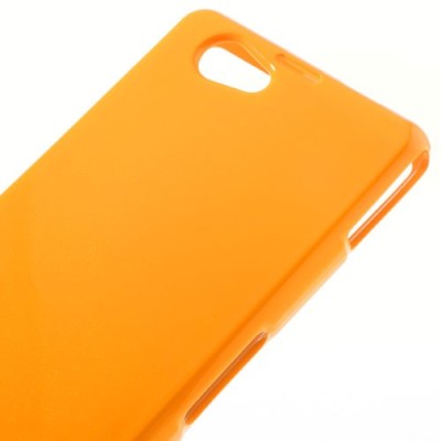 Sony Xperia Z1 Compact geltonas Mercury kieto silikono (TPU) dėklas / Priedai.lt