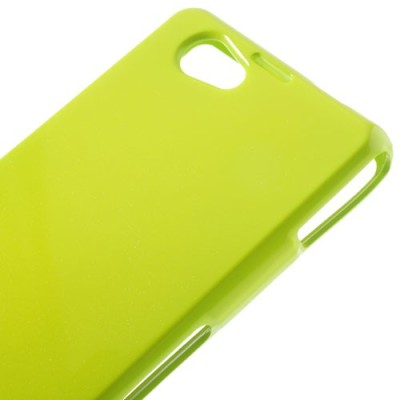 Sony Xperia Z1 Compact žalias Mercury kieto silikono (TPU) dėklas / Priedai.lt