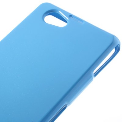 Sony Xperia Z1 Compact šviesiai mėlynas Mercury kieto silikono (TPU) dėklas / Priedai.lt