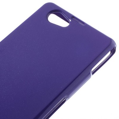 Sony Xperia Z1 Compact Mercury violets cieta silikona (TPU) futrālis / Vacins.lv