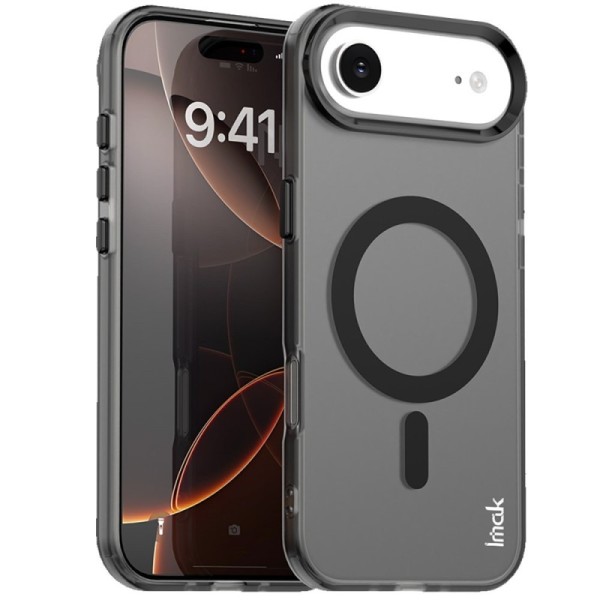 „IMAK“ Candy MagSafe matinis kieto silikono (TPU) dėklas - juodas (iPhone Air)