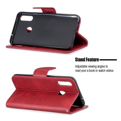 Samsung Galaxy A20s "Binfen Color" BF sērijas sarkans atvērams maciņš, maks | Vacins.lv