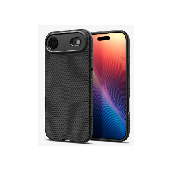 "Spigen" Liquid Air apvalks - melns (iPhone Air)