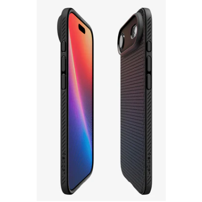 Apple iPhone Air "Spigen" Liquid Air melns cieta silikona apvalks | vacins.lv