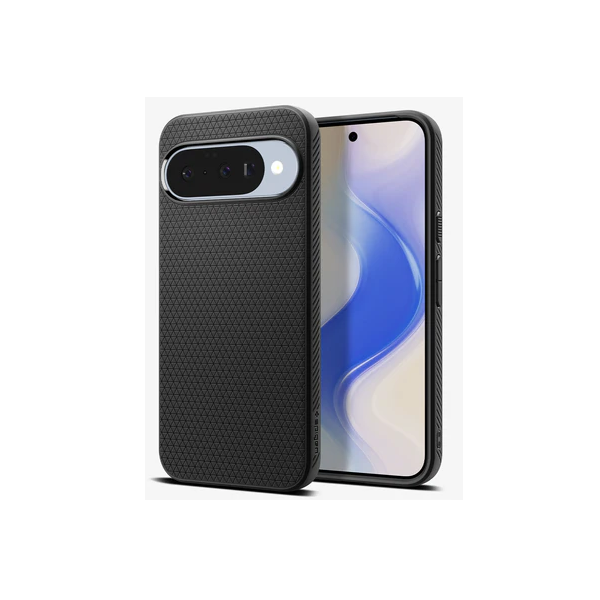 "Spigen" Liquid Air apvalks - melns (Pixel 10 / 10 Pro)