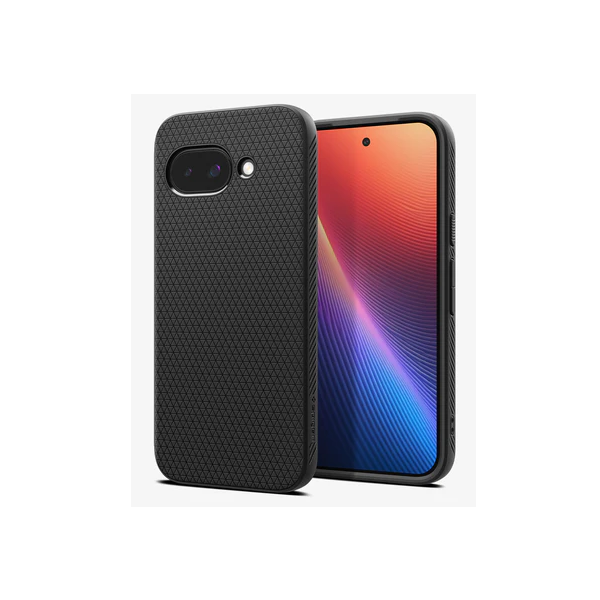 "Spigen" Liquid Air apvalks - melns (Pixel 9a)
