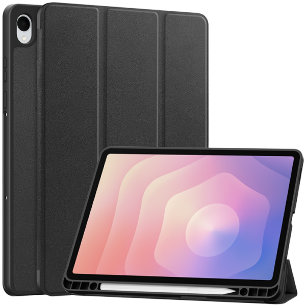 "Stylus" atvēramais maciņš - melns (Galaxy Tab S11)