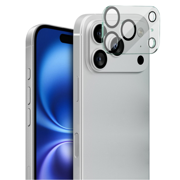 "IMAK" aizmugurējās kameras aizsargstikls 0.33 mm - melns (iPhone 17 Pro Max)