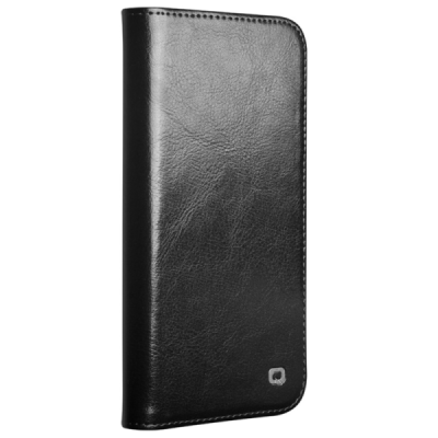 "QIALINO" flip case cover - black (iPhone 17e / 16e)