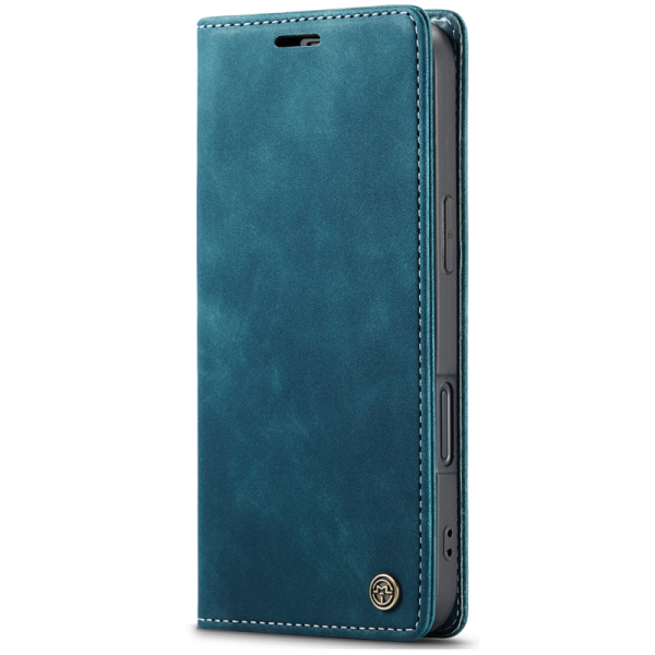 "CaseMe" Retro solīds atvēramais ādas maciņš - zaļš (iPhone 17)