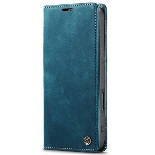 "CaseMe" Retro solīds atvēramais ādas maciņš - zaļš (iPhone Air)